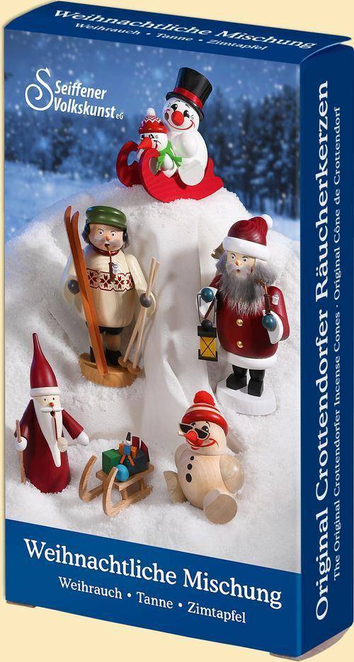 Rudolphs Schatzkiste Räucherkerzen Weihnachtliche Mischung HxBxT = 11x6x2cm