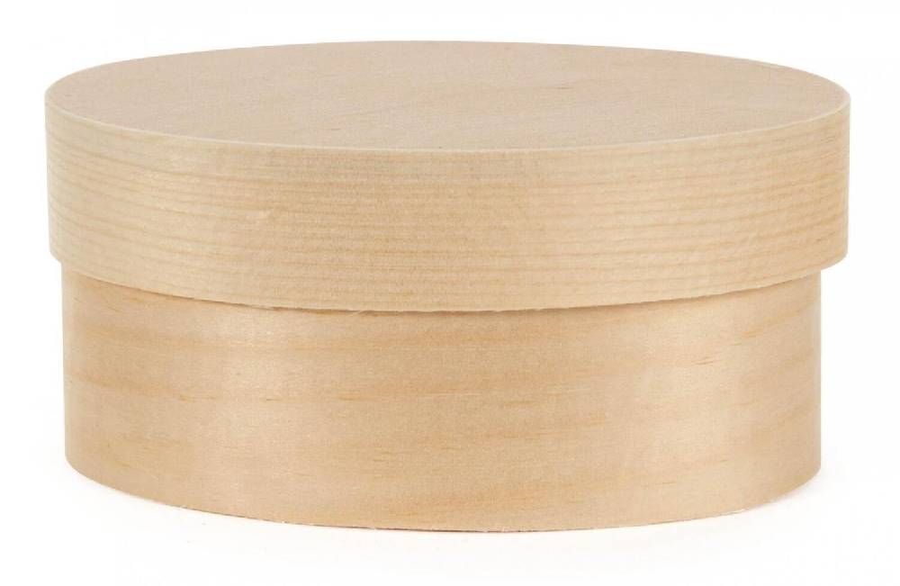 Rudolphs Schatzkiste Zubehör Ersatzteil Spanschachtel oval 090x055x040 BxHxT 9x5,5x4 cm