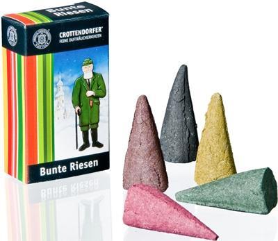 Rudolphs Schatzkiste Räucherkerzen Bunte Riesen XL HxBxT = 9x5x3cm