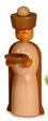 Rudolphs Schatzkiste Miniaturfigur König Kaspar natur HxBxT 6x2,5x1,5cm