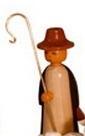 Rudolphs Schatzkiste Miniaturfigur Hirte bunt Höhe=5cm