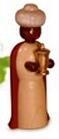 Rudolphs Schatzkiste Miniaturfigur König Balthasar bunt HxBxT 6x2,5x1,5cm