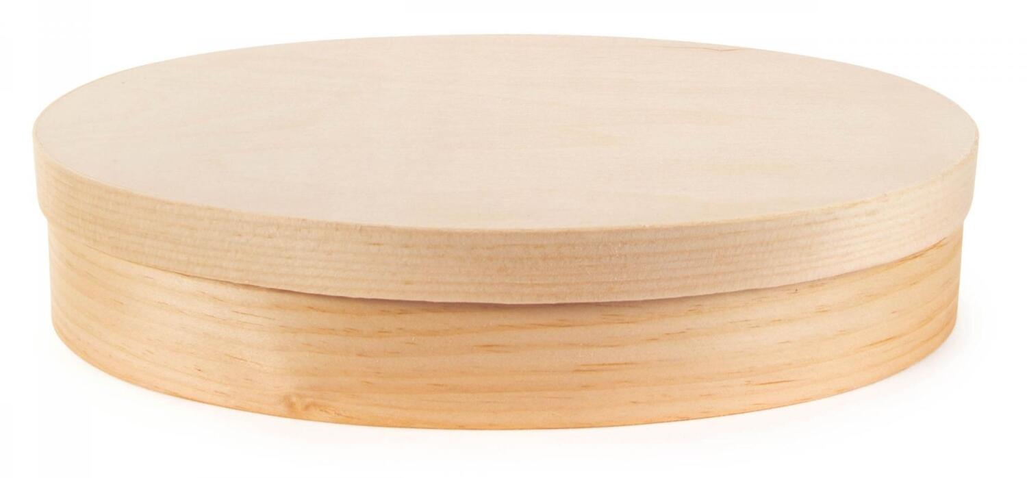 Rudolphs Schatzkiste Zubehör Ersatzteil Spanschachtel oval 250x150x050 BxHxT 25x15x5 cm
