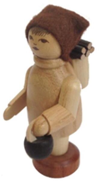 Rudolphs Schatzkiste Miniaturfigur Holzfigur Buschweibel Höhe=6,5cm