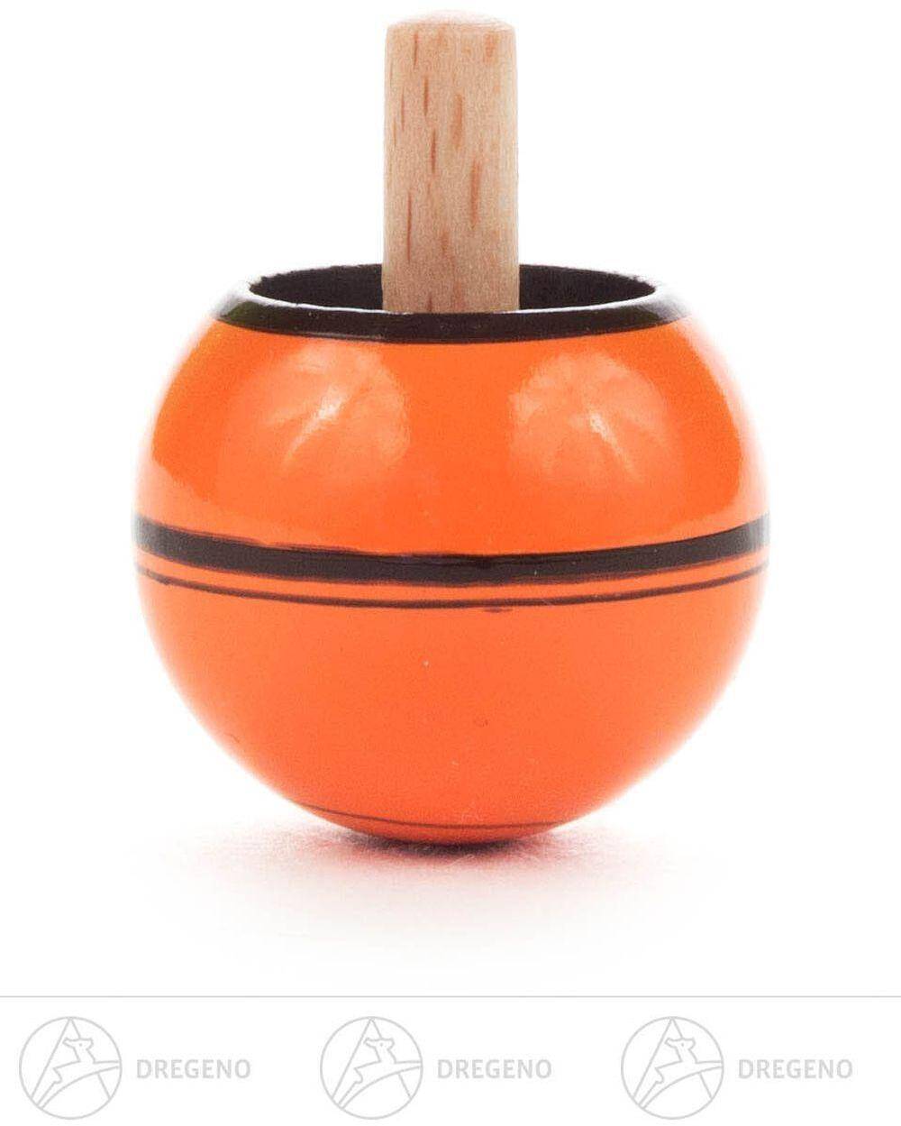 Rudolphs Schatzkiste Spielzeug Steh-Auf-Kreisel orange Höhe ca 4,5 cm
