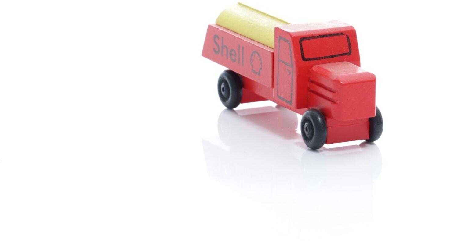 Rudolphs Schatzkiste Holzspielzeug - Miniaturfahrzeug Lastenauto Tankauto mit Haube Bunt - HxBxT 3,5x7,5x3cm