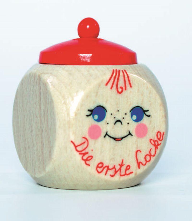 Rudolphs Schatzkiste Holzspielzeug Holzdose für Haarlocken BxLxH 40x40x55mm