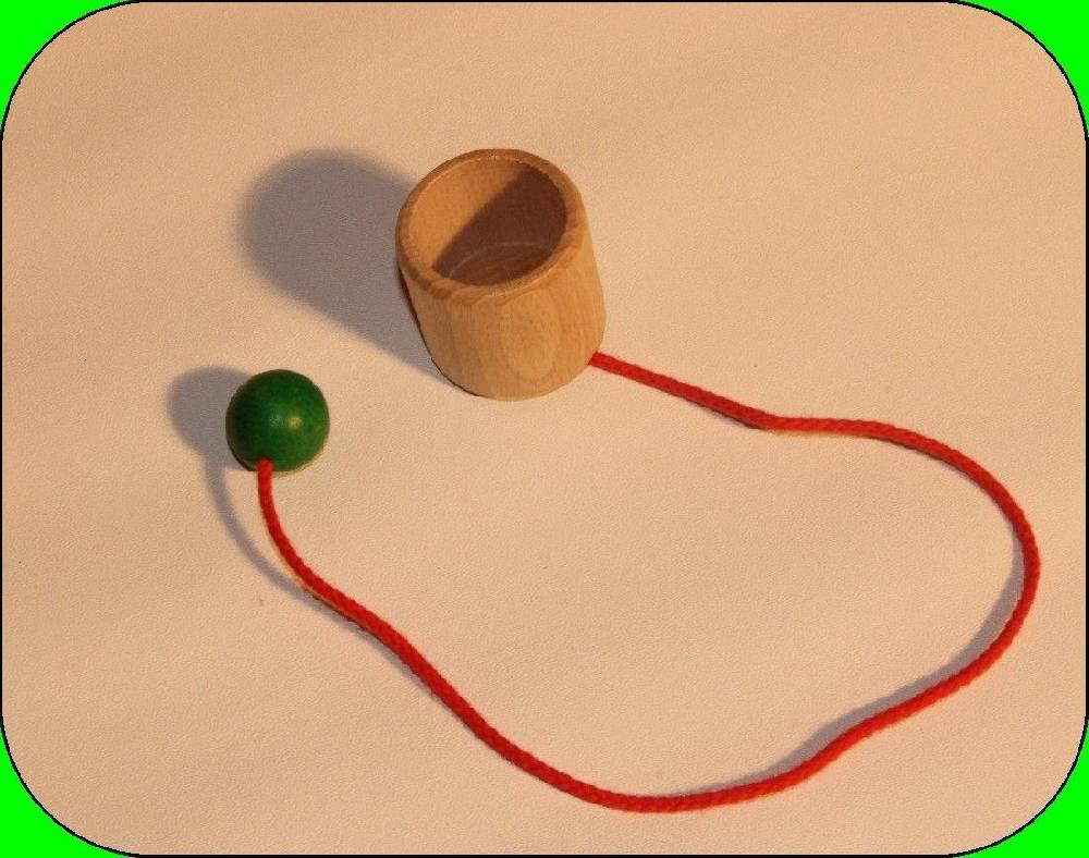 Rudolphs Schatzkiste Holzspielzeug Fangbecher BxT 3,7x3,7cm Vatertagsangebot