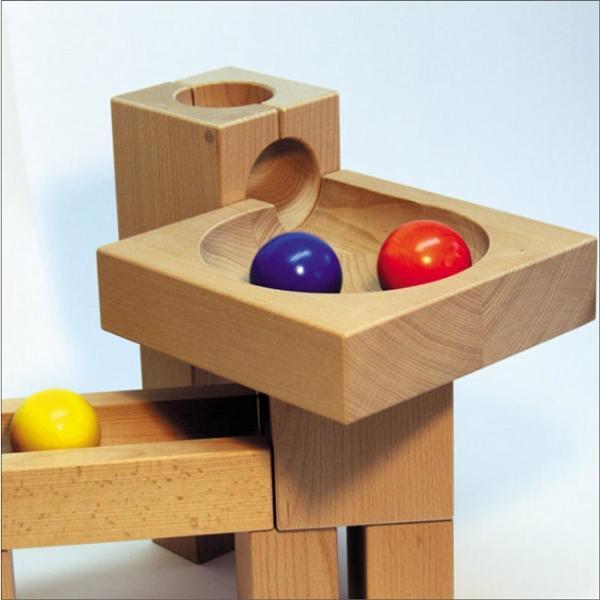 Rudolphs Schatzkiste Kugelbahn Basisbausatz Trichter XL LxBxH = 54 cm x 54 cm x 14 cm