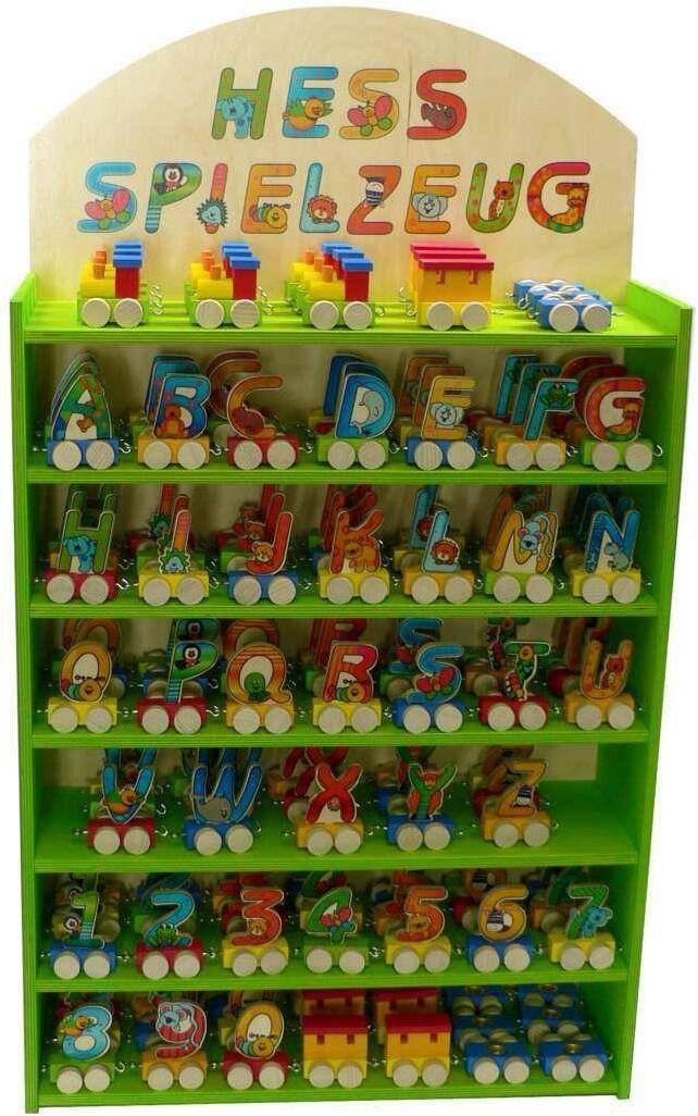 Rudolphs Schatzkiste Verkaufsständer Warenständer für Buchstabenzug BxLxH 480x160x630mm