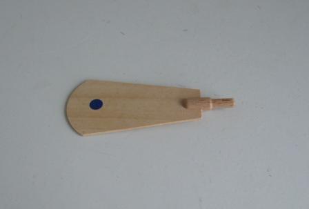 Rudolphs Schatzkiste Erzsatzteil Pyramidenflügel für Nr. 70013 BxT=7,5x3,5cm