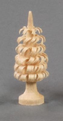 Rudolphs Schatzkiste Tischdekoration Ringelbaum mit Stamm natur BxHxT 16x40x16mm