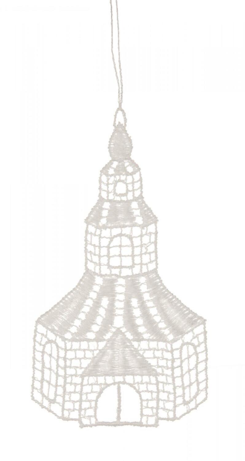 Rudolphs Schatzkiste Baumbehang Kirche Plauener Spitze BxHxT 9x9x0,1cm Black Friday
