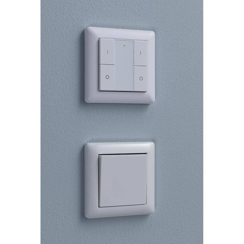 S.Luce Wandschalter Smart Home Zigbee On-Off Dimmung Weiß Nur für heute