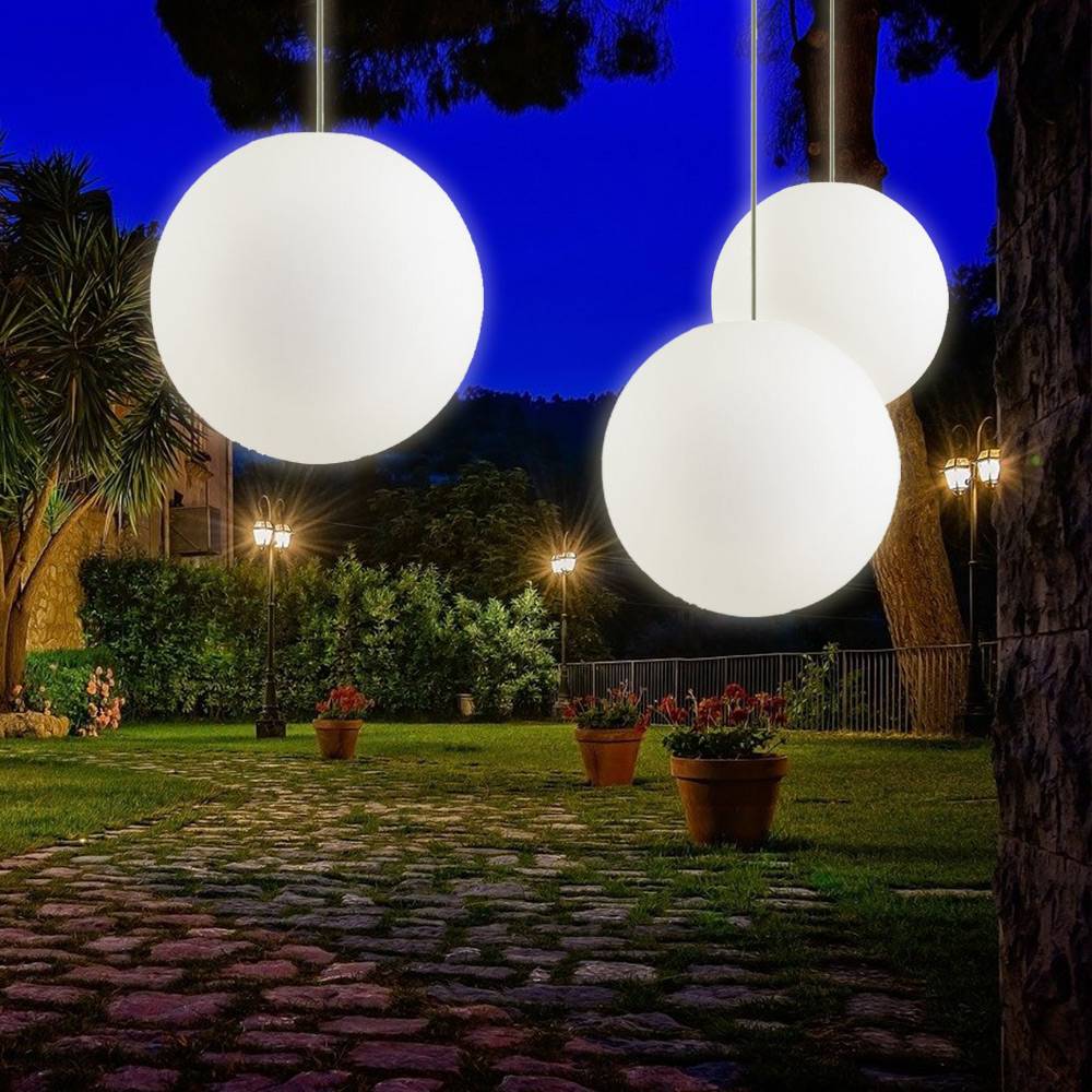 S.Luce s.luce Globe Hänge-Kugellampe für Innen & Außen IP54 50% Rabatt mit kostenlosem Versand