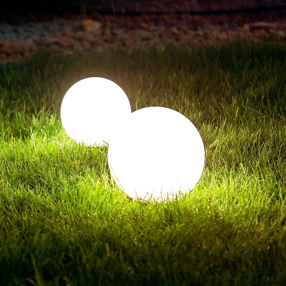 S.Luce s.luce Globe pro langlebige Garten Außenkugel Weiß Kostenloser Versand international