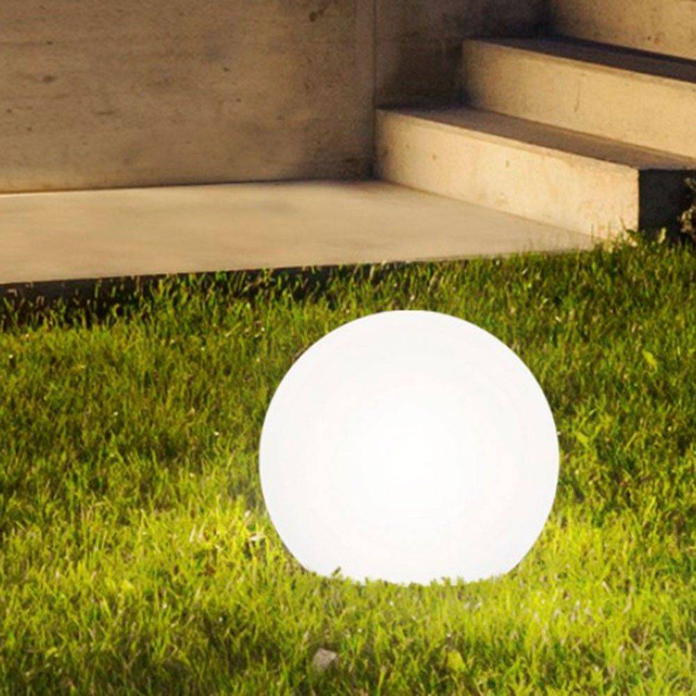 S.Luce Bolla Garten Außenkugel Ø 45cm Weiß Rabatte dieses Monats