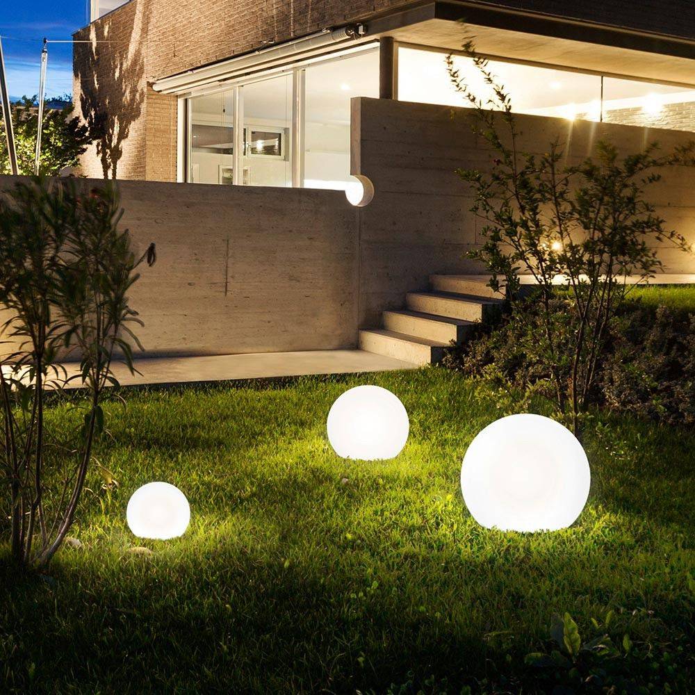 S.Luce Bolla Garten Außenkugel Ø 45cm Weiß Rabatte dieses Monats