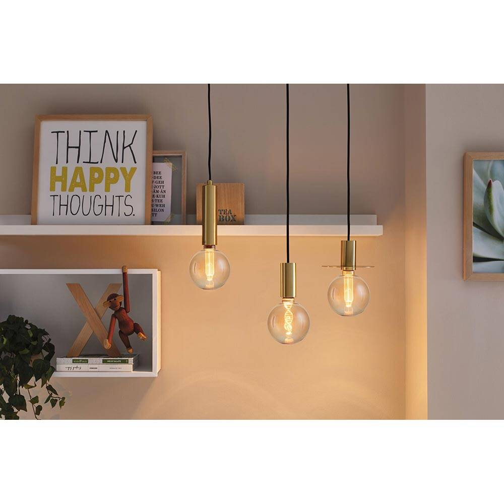 S.Luce E27 3,5W LED Globe Arc Goldlicht 1800K Kauf eins, bekomm eins gratis