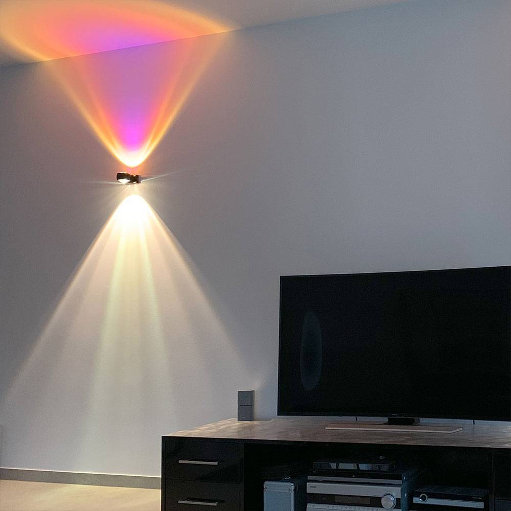 S.Luce s.luce Beam Wandleuchte Up&Down mit Linsen Bis zu 65% Rabatt