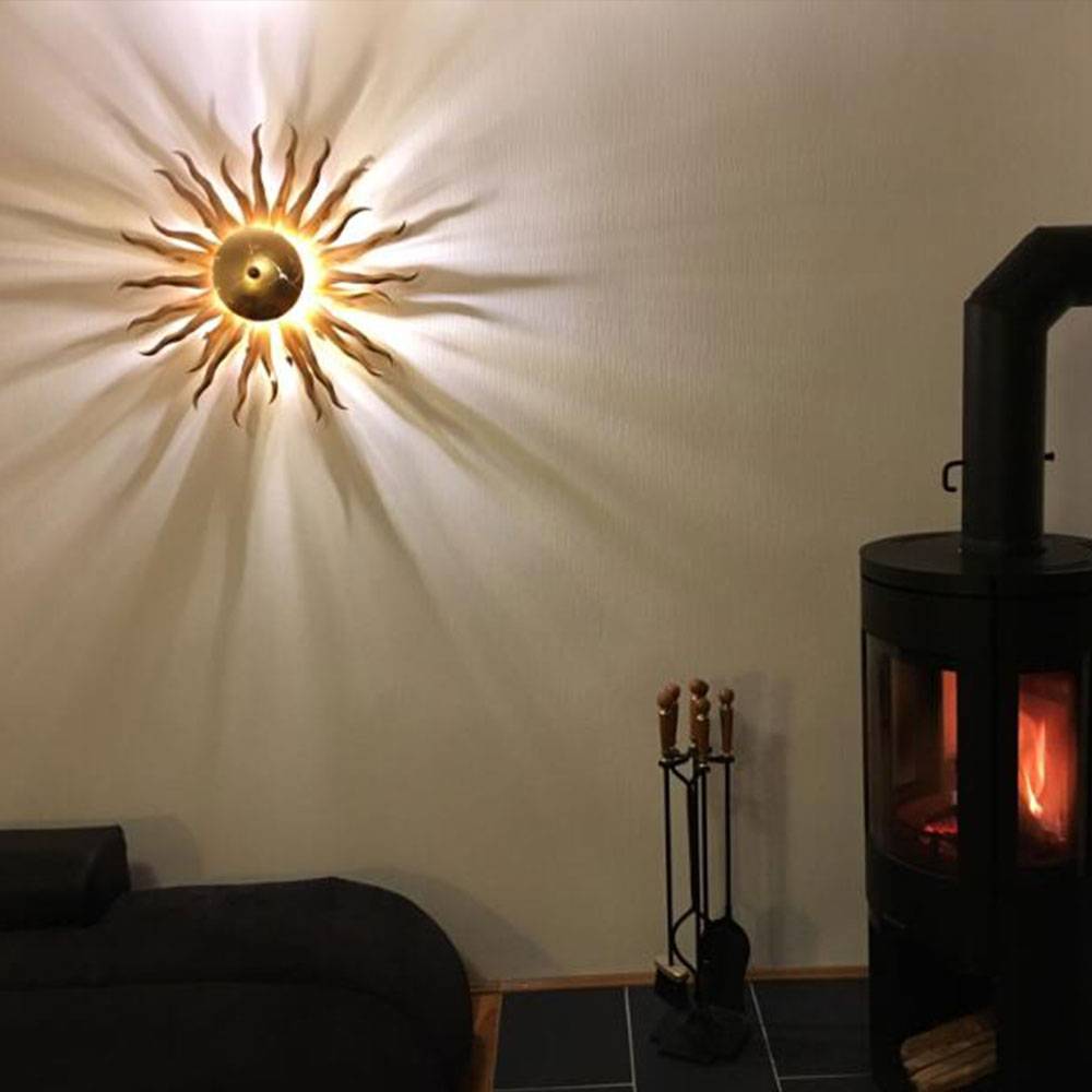 S.Luce Diator XL handgeschmiedete Sonne Rost- & Goldfarben Nur noch ein Tag übrig