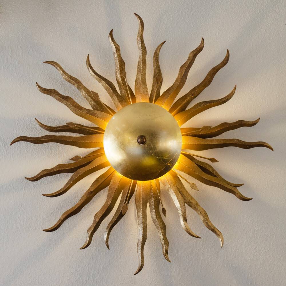 S.Luce Diator XL handgeschmiedete Sonne Rost- & Goldfarben Nur noch ein Tag übrig