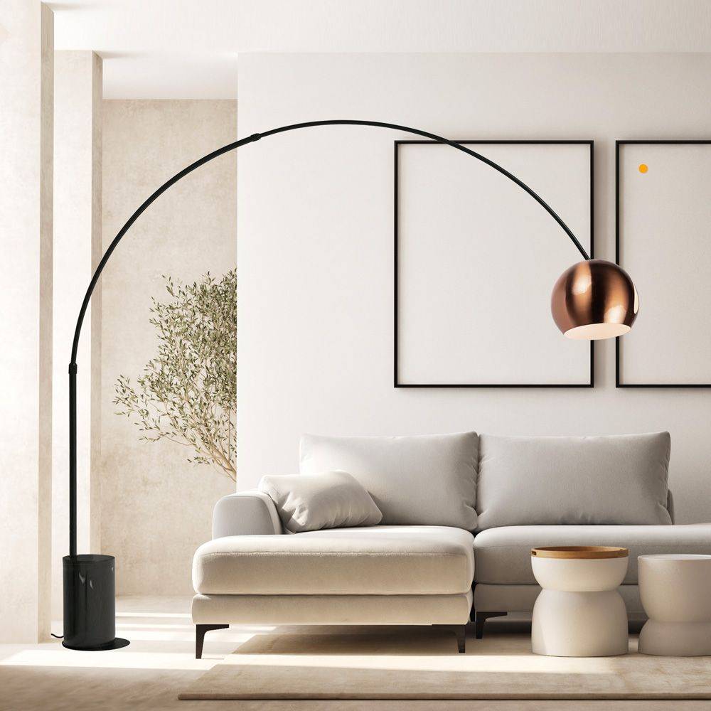 S.Luce s.luce Ball Design-Bogenlampe mit Marmorfuß modern Riesige Rabatte