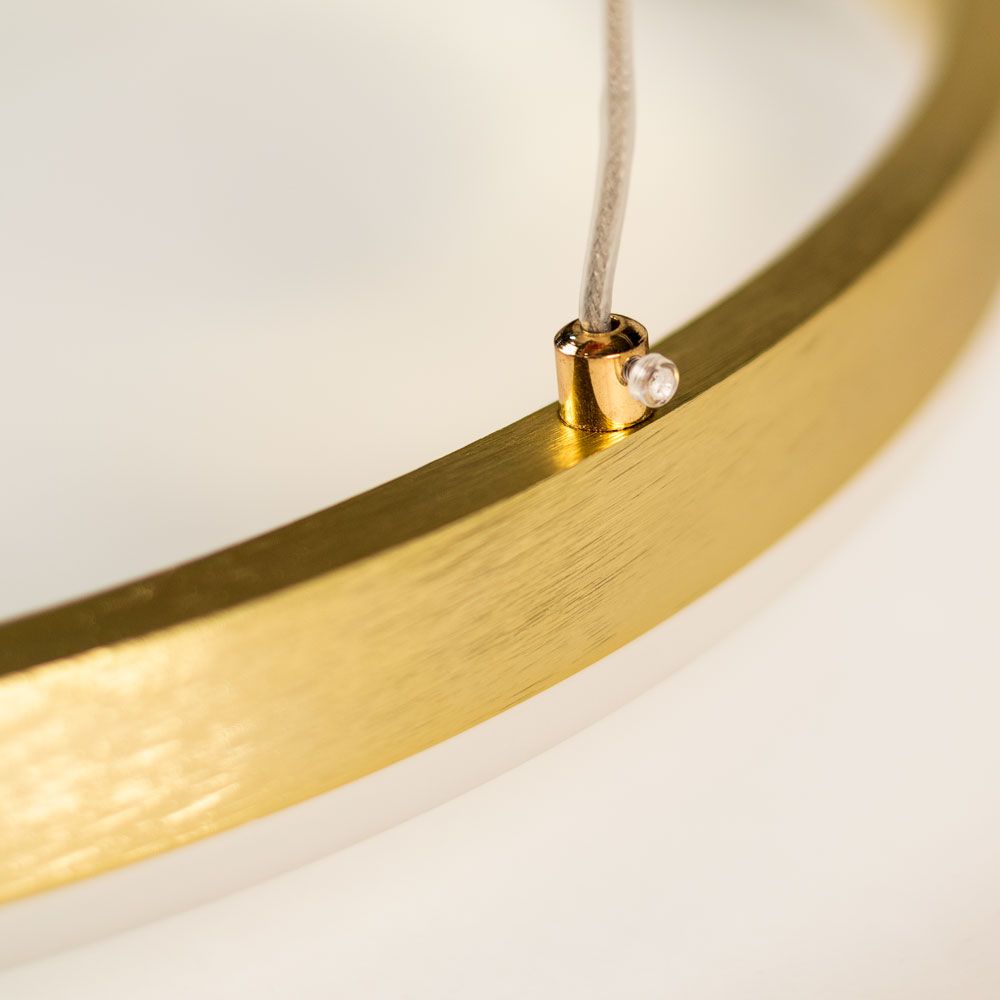 S.Luce s.luce Ring 100 LED Hängelampe Direkt Begrenzt auf 3 Tage