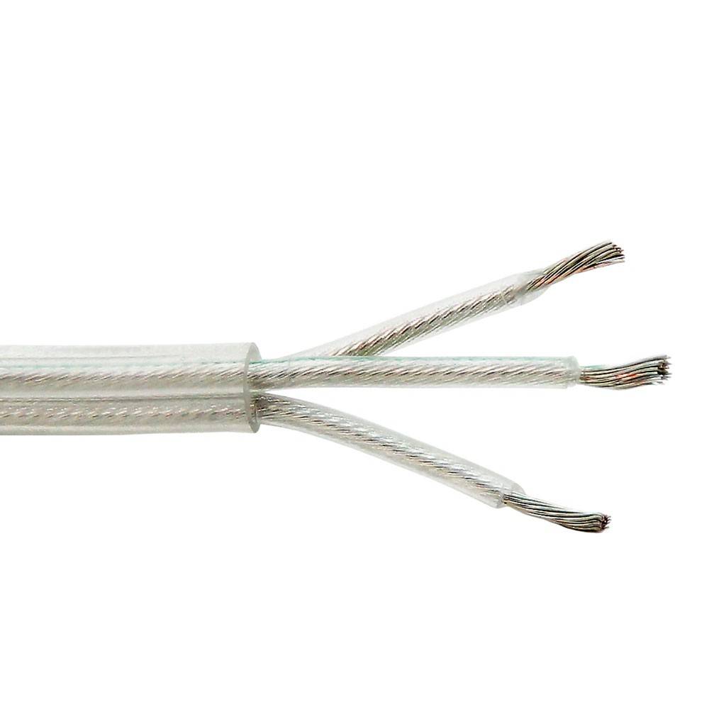 S.Luce Lampenkabel transparent 3 x 0, 75mm 1 Meter Preisnachlass
