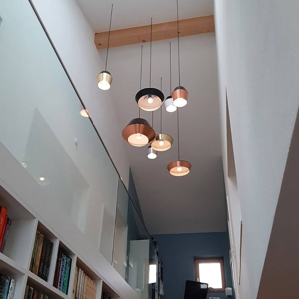 S.Luce s.luce SkaDa LED Pendellampe Metallschirm Lagerräumung