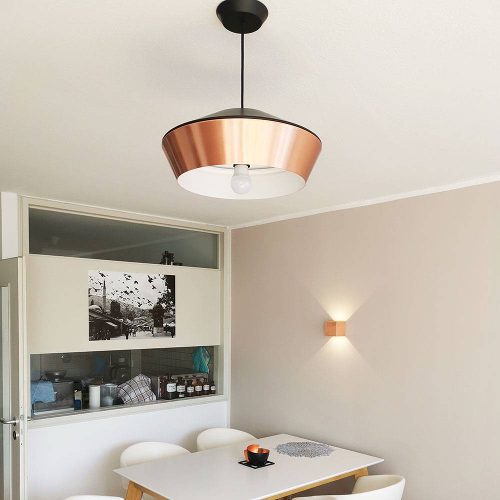 S.Luce s.luce SkaDa LED Pendellampe Metallschirm Lagerräumung