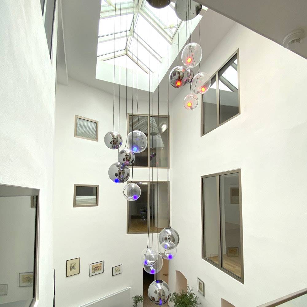 S.Luce s.luce Sphere Galerieleuchte 3- oder 5-flammig Modular Baldachin Große Rabatte