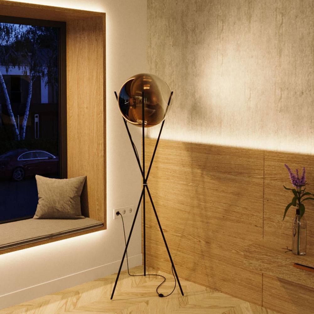 S.Luce s.luce Sphere Glas-Stehlampe 40cm Neuheiten