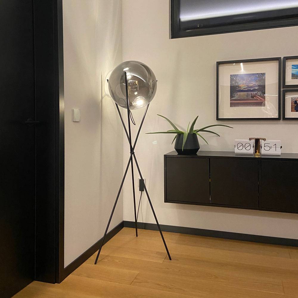 S.Luce s.luce Sphere Glas-Stehlampe 40cm Neuheiten