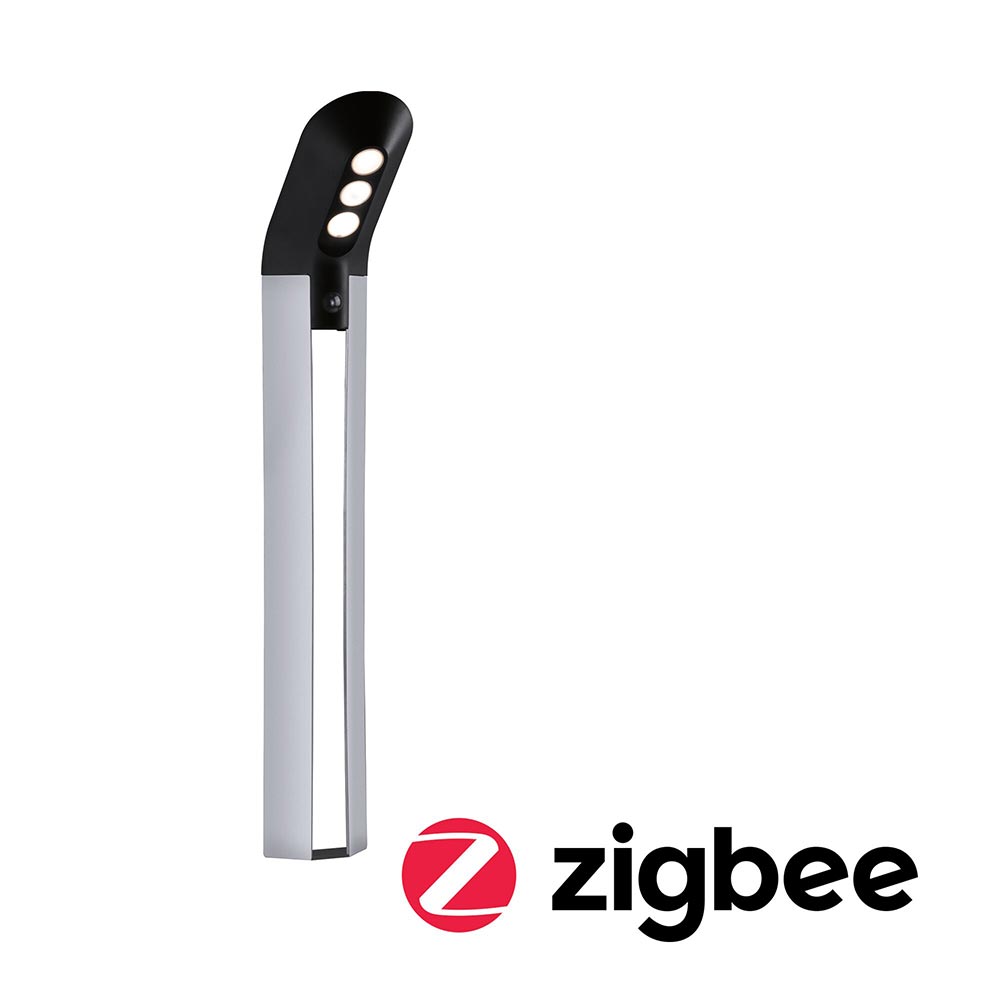 S.Luce Solar LED Pollerleuchte Smart Home Zigbee Soley Anthrazit