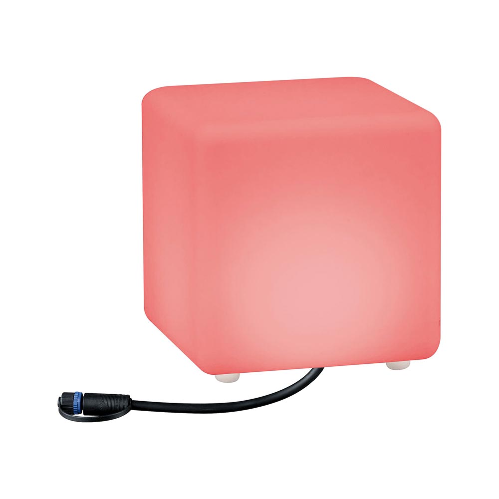 S.Luce Plug & Shine LED Lichtobjekt Cube Smart Home Zigbee IP65 Weiß Neueste Stile