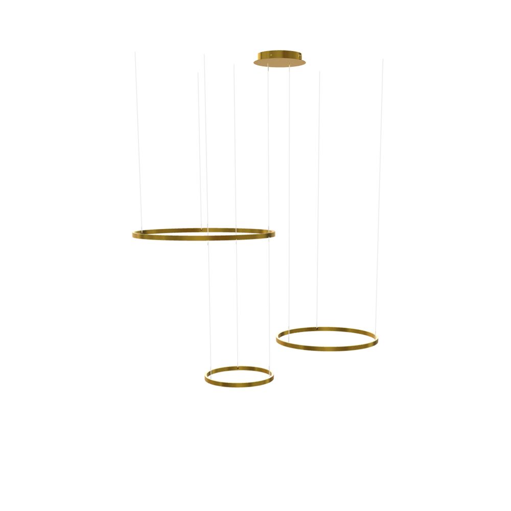 S.Luce s.luce LED 3er-Ring Pendelleuchten Kombination Exzentrisch Blitzverkäufe
