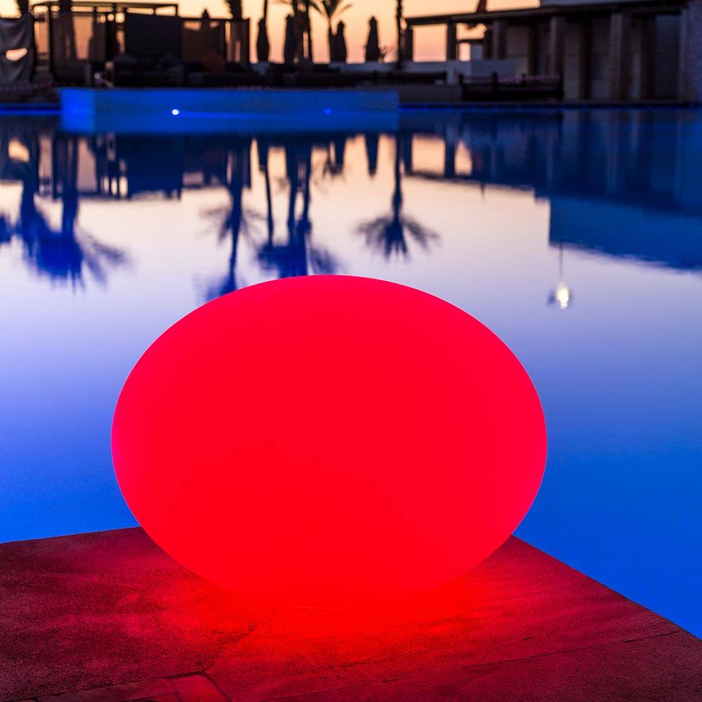 S.Luce Akku LED-Designleuchte Flatball mit App-Steuerung Letzte 3 Tage