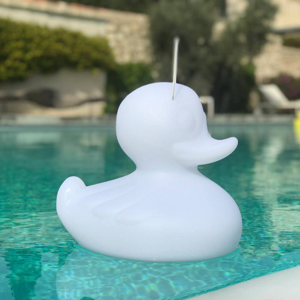 S.Luce Schwimmfähige Akku-LED-Leuchte Duck-Duck S Weiß Bis zu 50% Rabatt