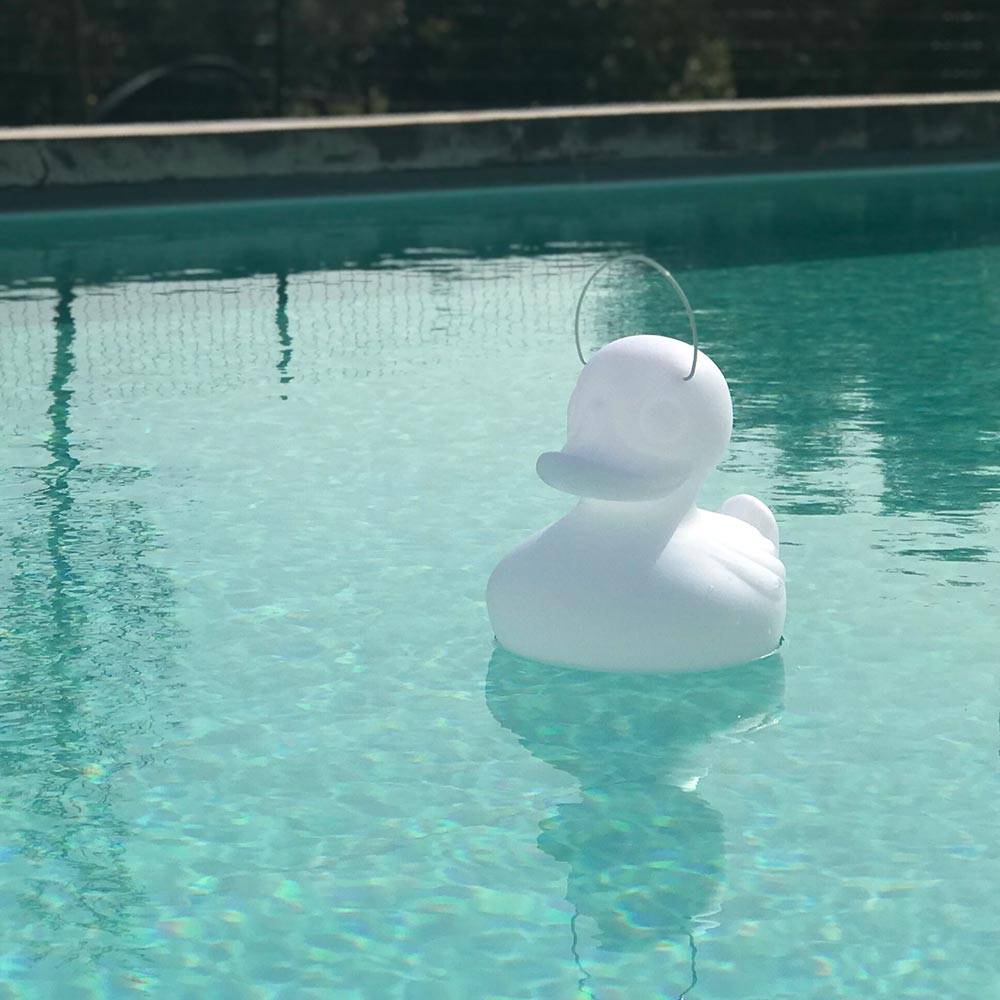 S.Luce Schwimmfähige Akku-LED-Leuchte Duck-Duck S Weiß Bis zu 50% Rabatt