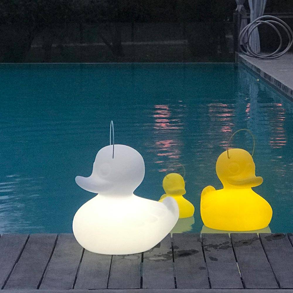 S.Luce Schwimmfähige Akku-LED-Leuchte Duck-Duck S Weiß Bis zu 50% Rabatt