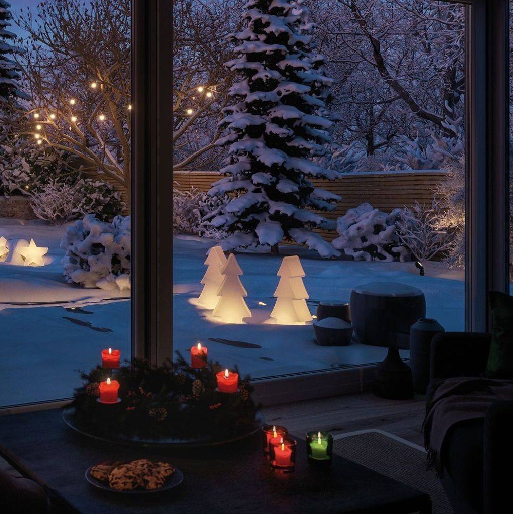 S.Luce LED Plug & Shine Lichtobjekt Baum IP67 24V 3000K 260lm Kostenloser Versand