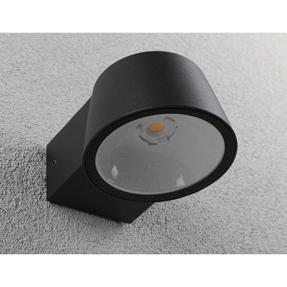 S.Luce LED Außen Wandleuchte Capea Anthrazit IP44 Weihnachtsangebot