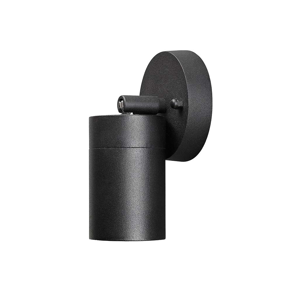 S.Luce Modena Energiespar Wandspot schwenkbar Schwarz, klares Glas Top Angebot