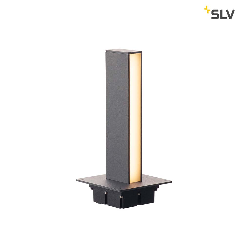 S.Luce SLV H-Pol Wege- & Standleuchte Einflammig LED 3000K Anthrazit 36cm Zeitlich begrenztes Angebot