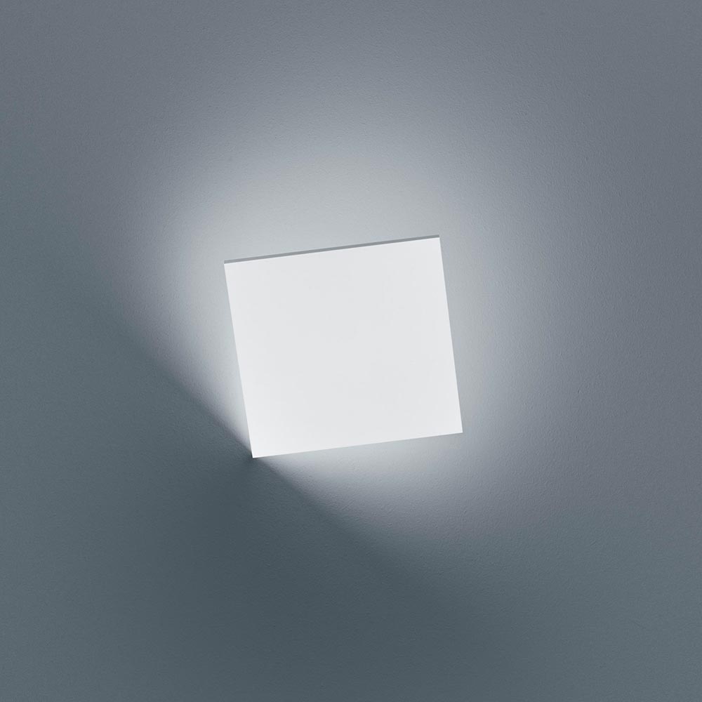 S.Luce Helestra LED Wand-Gartenlampe Meta IP54 Mattweiß Große Rabatte