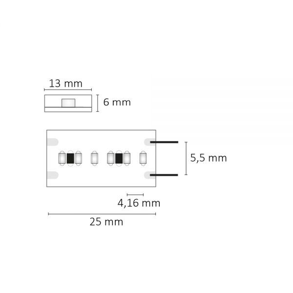 S.Luce LED Strip Aqua 5m opal 10W 24V IP67 Warmweiß Neuheiten