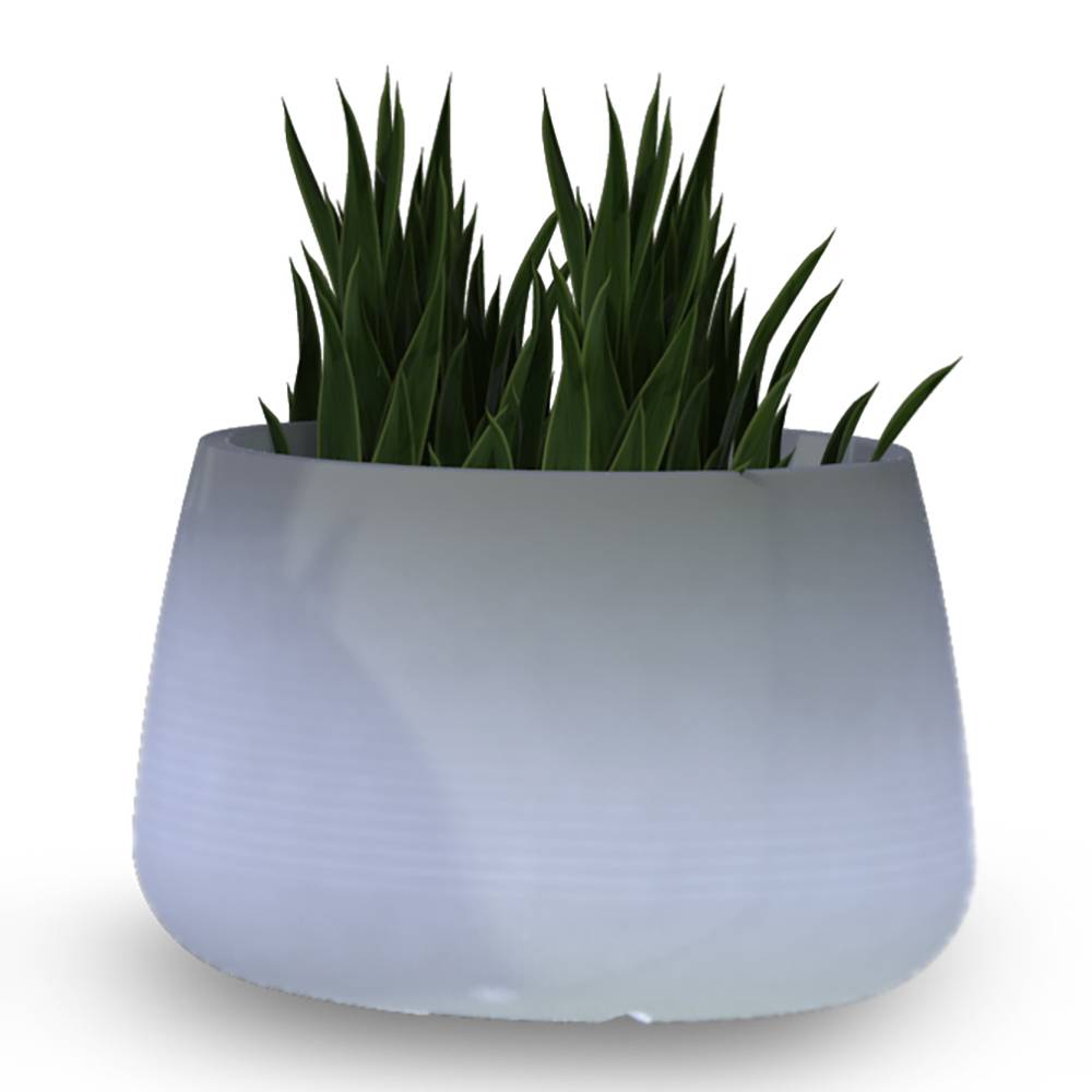 S.Luce LED Solar-Dekotopf Camelia Farbwechsel im Angebot