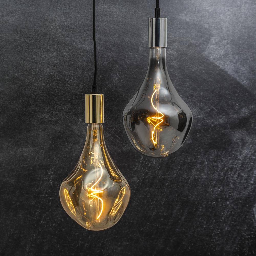 S.Luce E27 LED XXL Retro Bubble Extra Warmweiß 2000K 55lm 3W Dimmbar Fabrikpreis