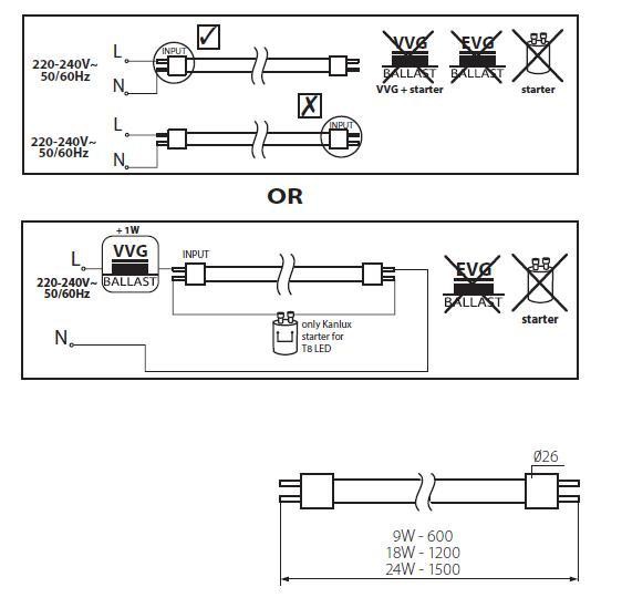 S.Luce LED-Röhre High Power 9W 60cm Neutralweiß Rabatt